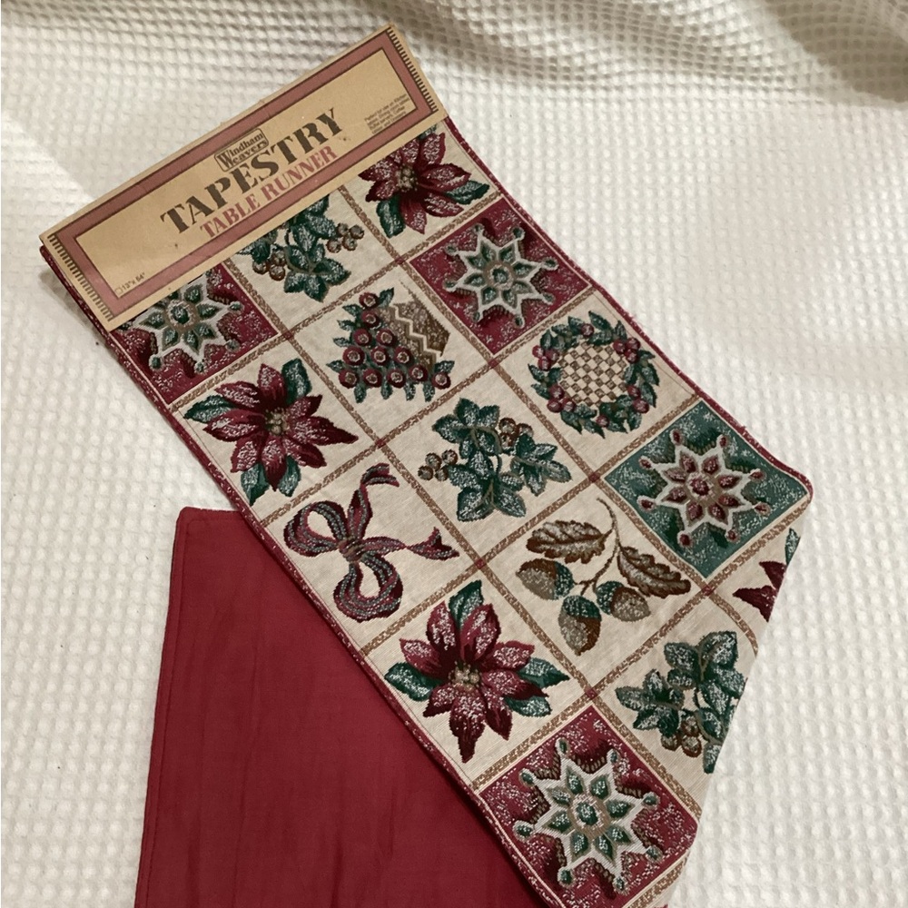 Classic Red and Green Poinsettia Holiday Decor